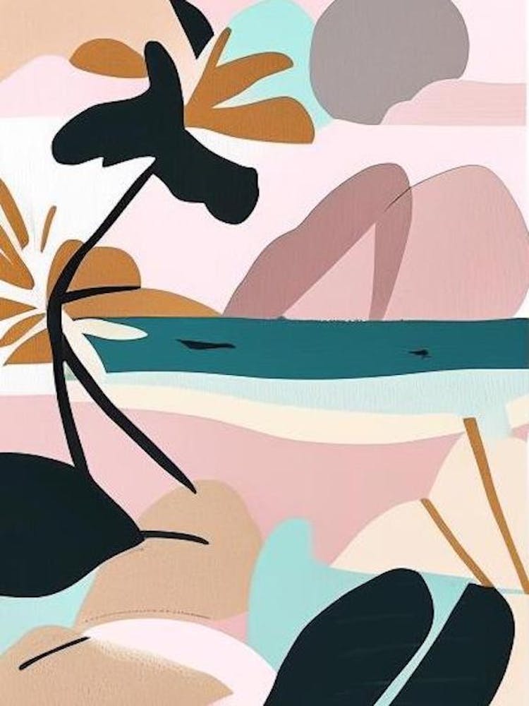 Palawan Philippines Muted Pastel Tropical Destination