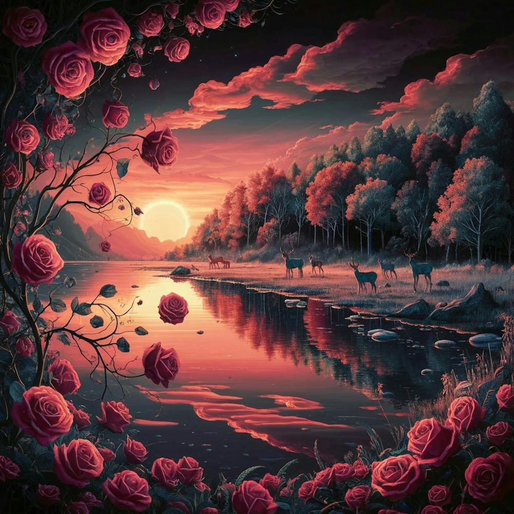 Sunset Roses