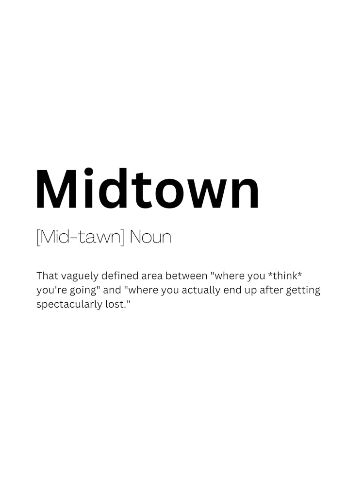 Midtown Definition Meaning