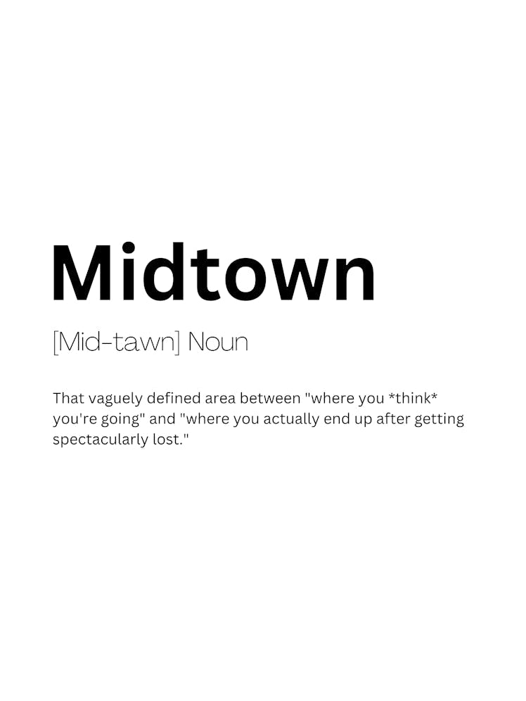Midtown Definition Meaning