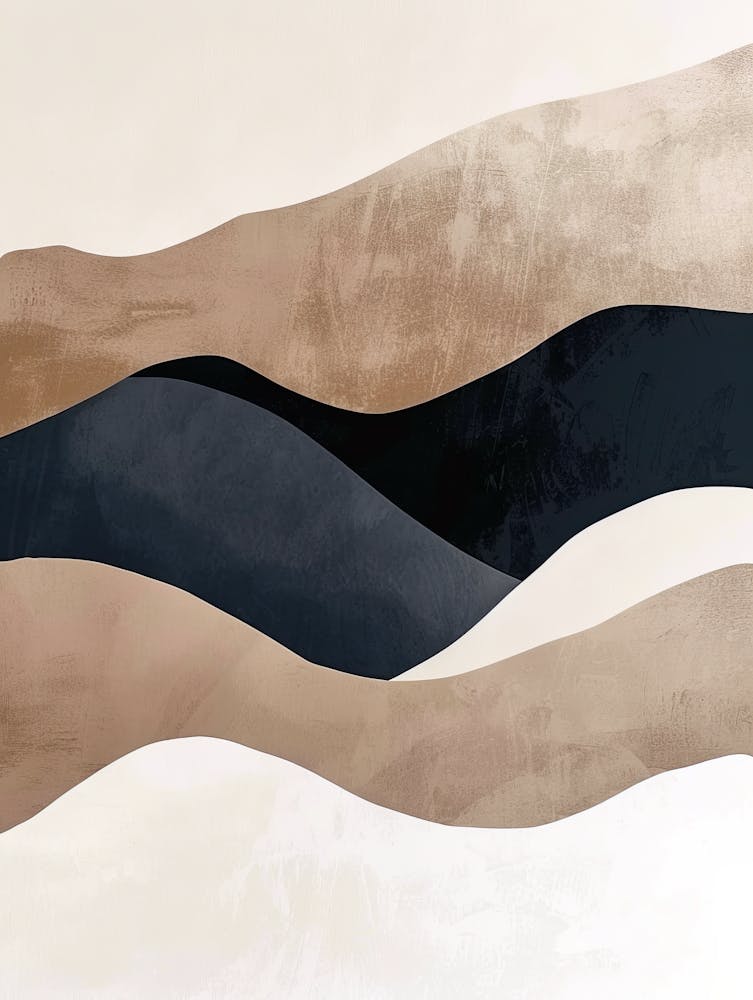 Faded Pathways Minimalist Style