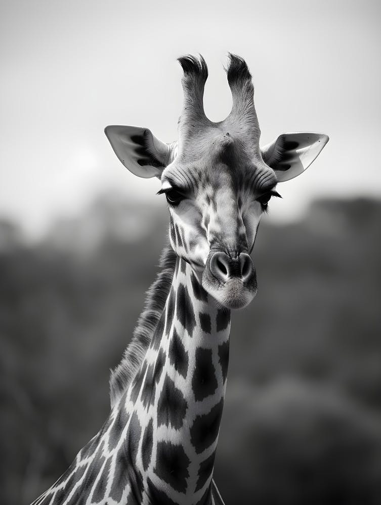 Portrait of a Giraffe