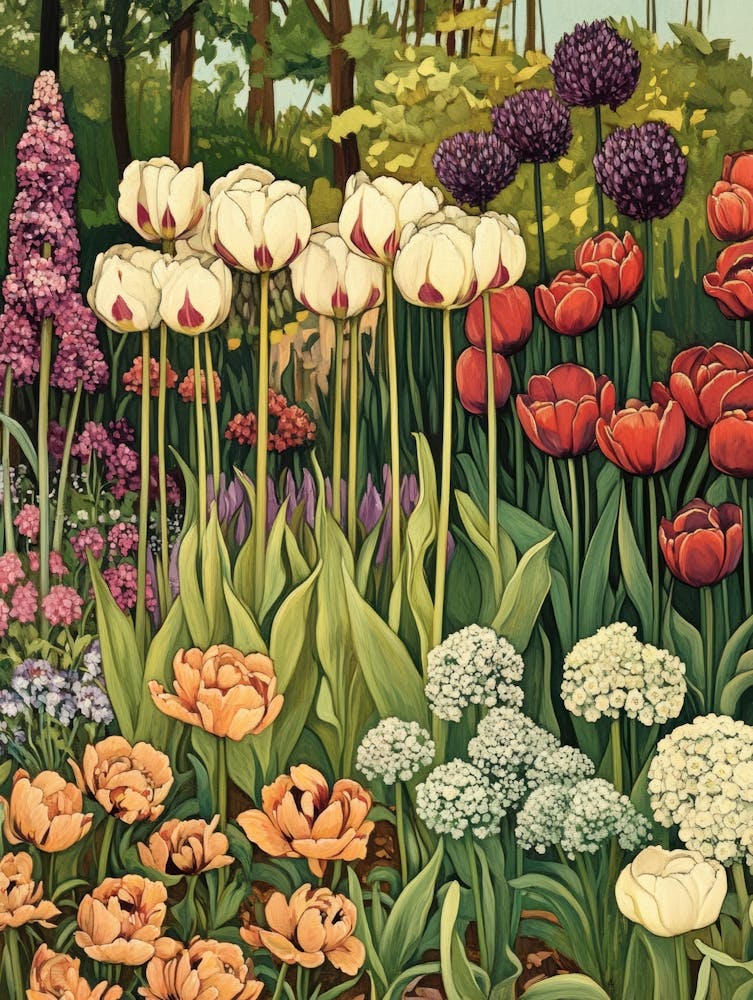 Tulips In The Garden 17