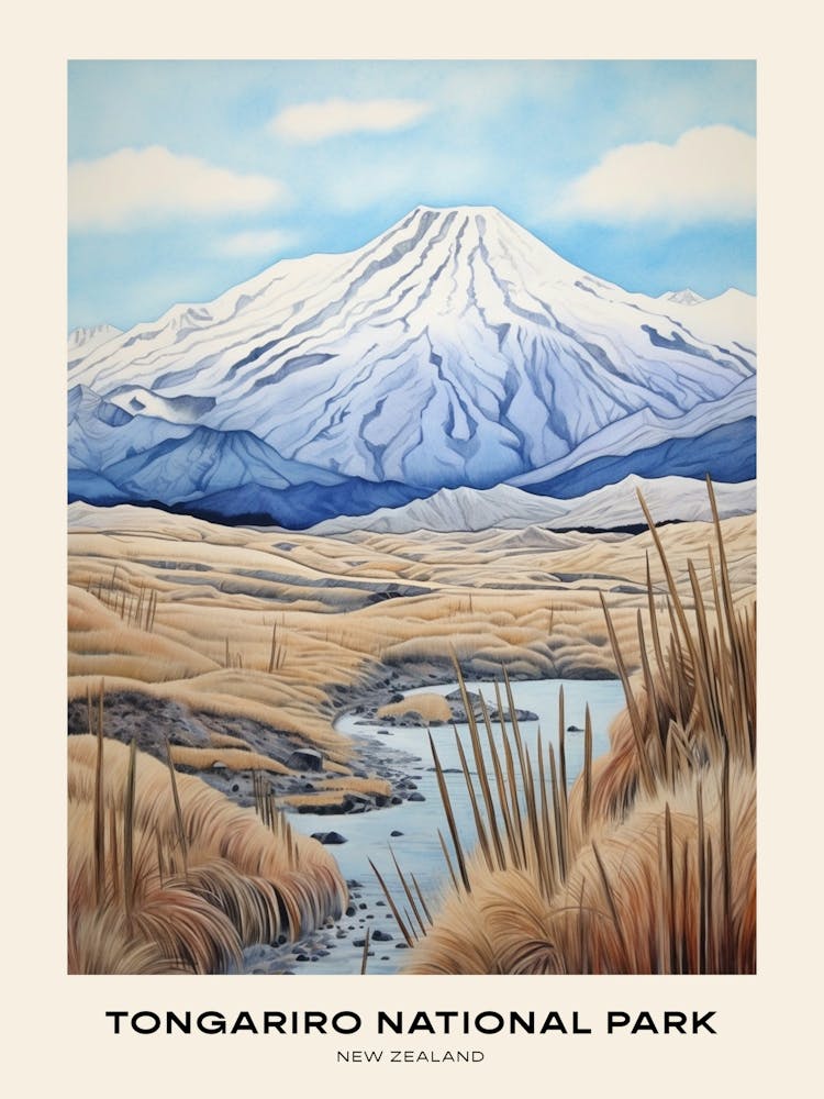 Tongariro National Park New Zealand 1 Poster