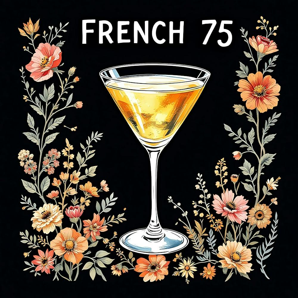 French 75 Cocktail 9