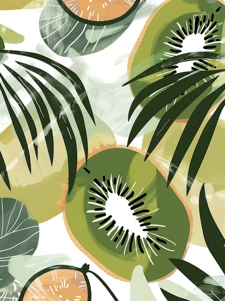 Kiwi Nahaufnahme Illustration 2