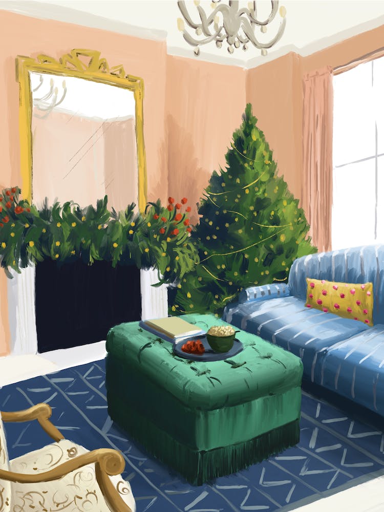 Christmas Living Room