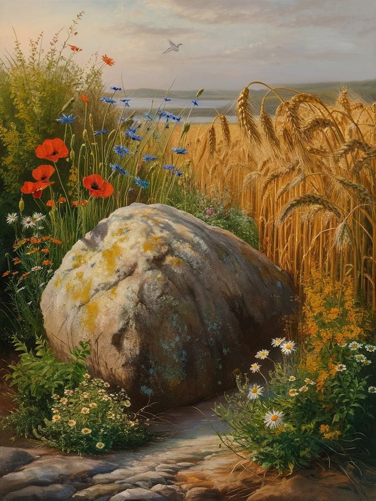 Stone In A Field
