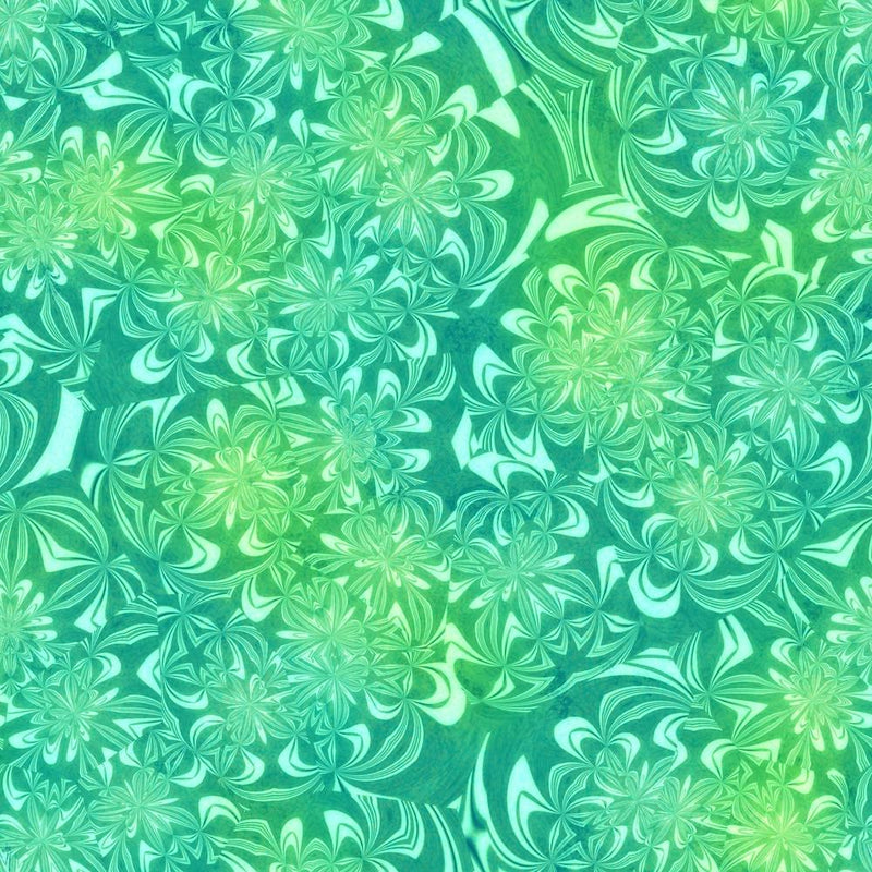 Retro Flower Pattern Design Batik