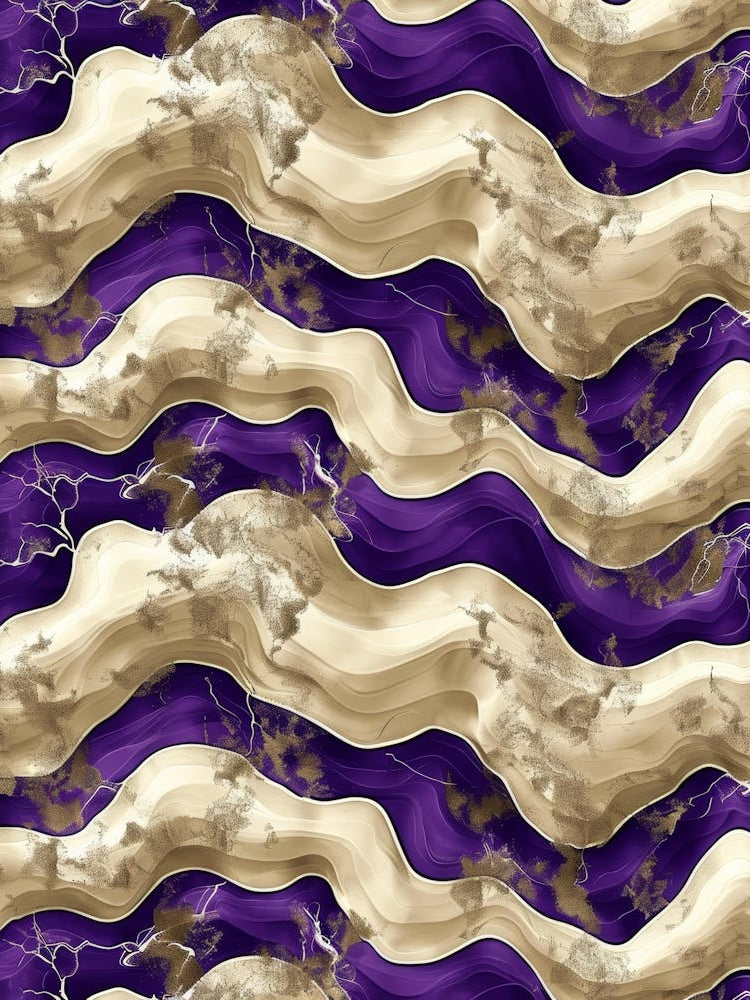 Purple Wavy Pattern