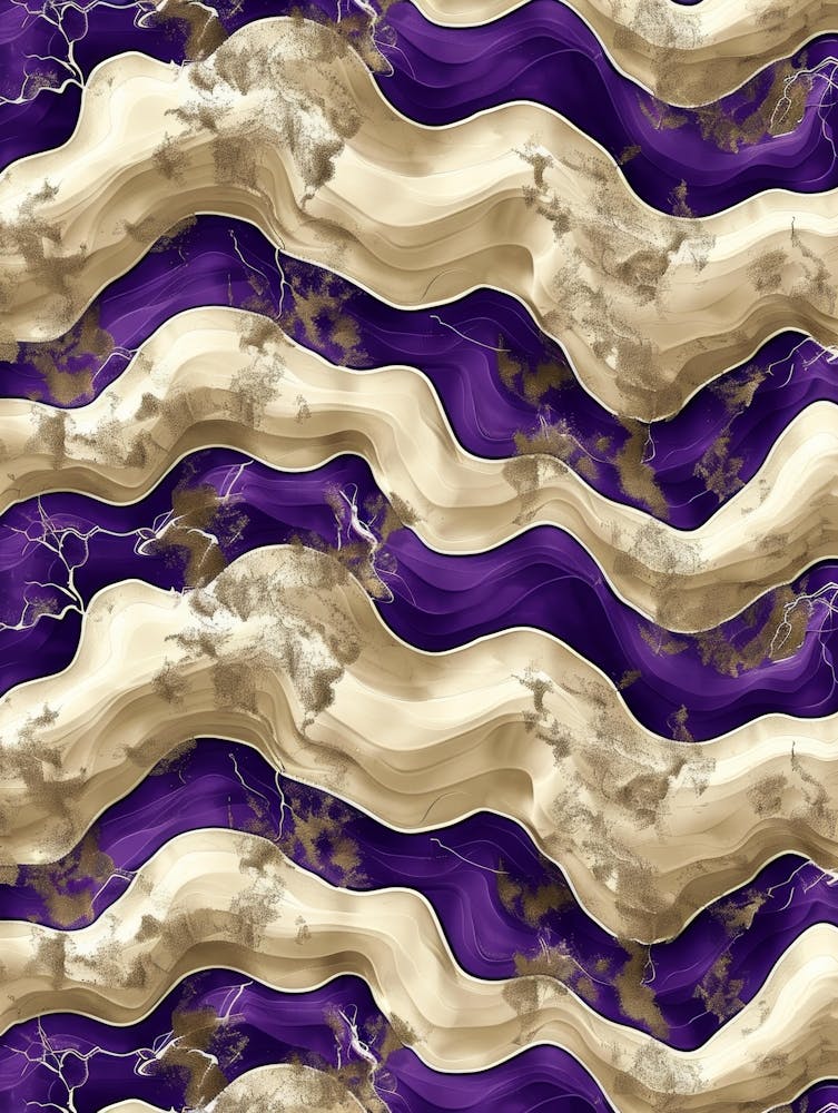 Purple Wavy Pattern