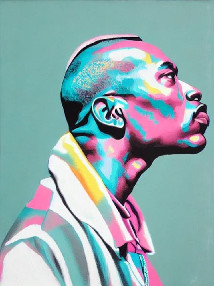 Dr Dre 1 Colourful Illustration