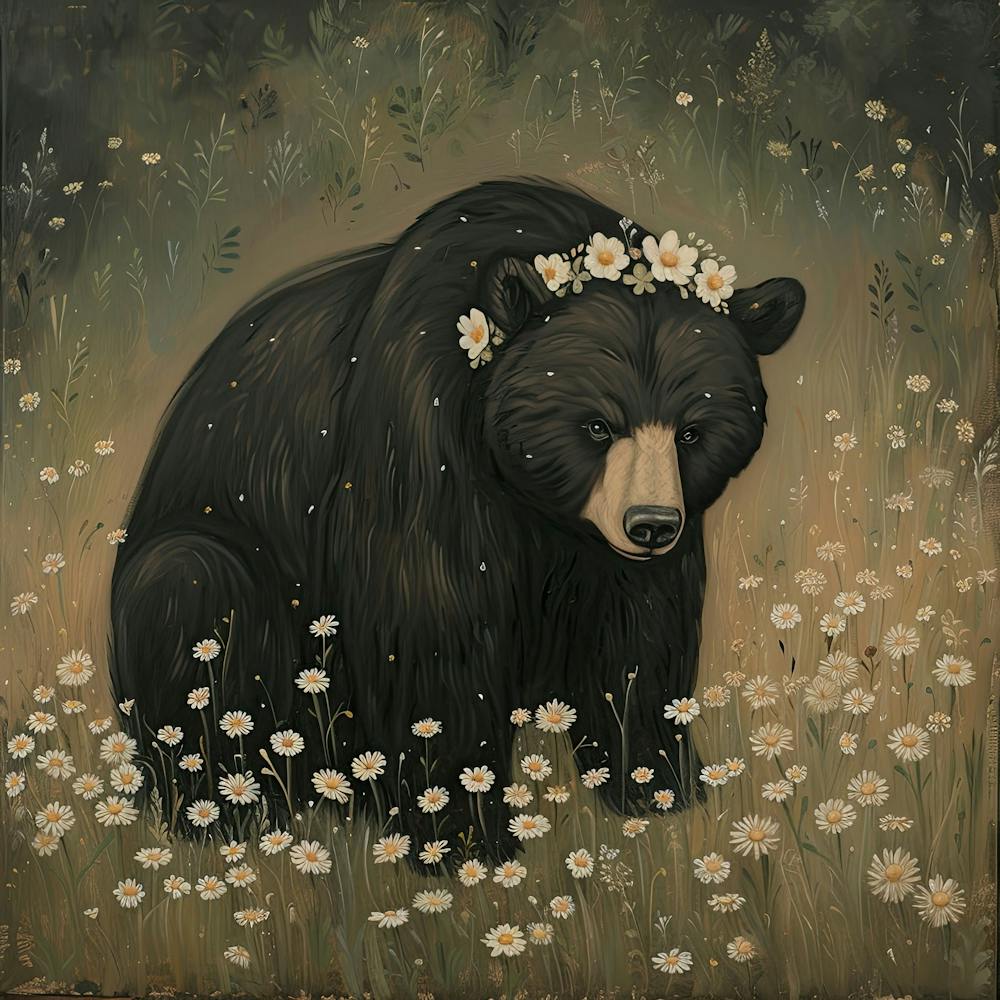 Bear Fairycore Painting 2