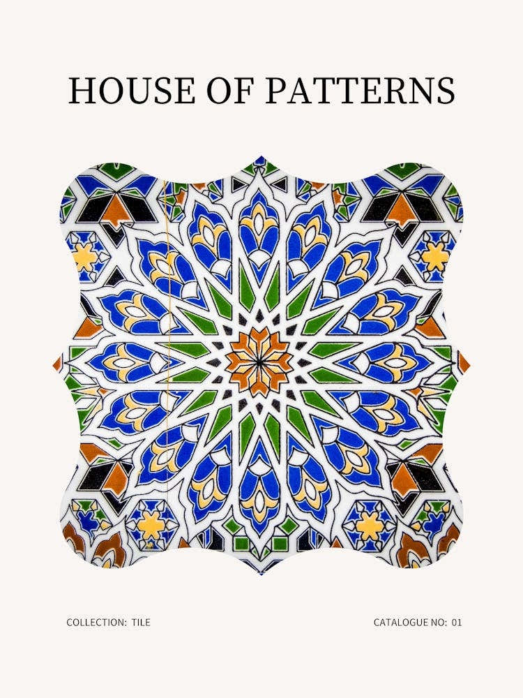 Tile Pattern Poster 1