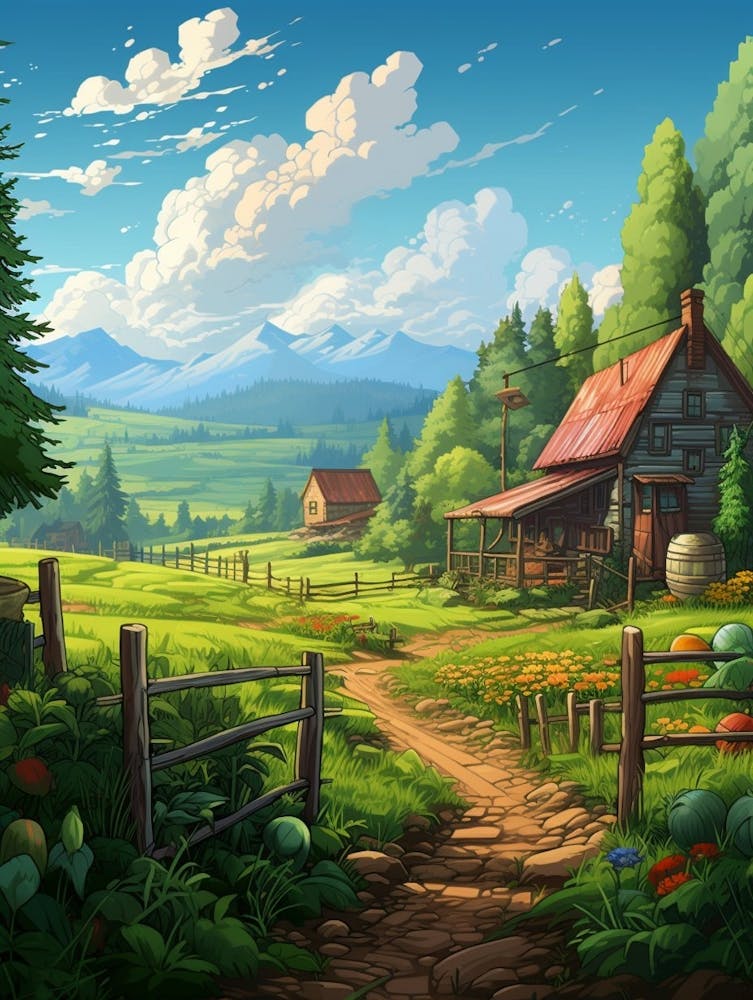 Countryside Pixel Art 2