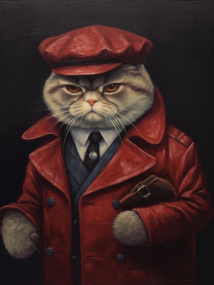 Gangster Cat Scottish Fold