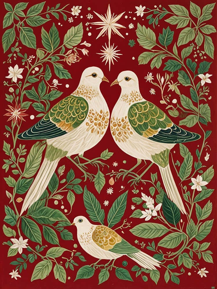 Festive Doves