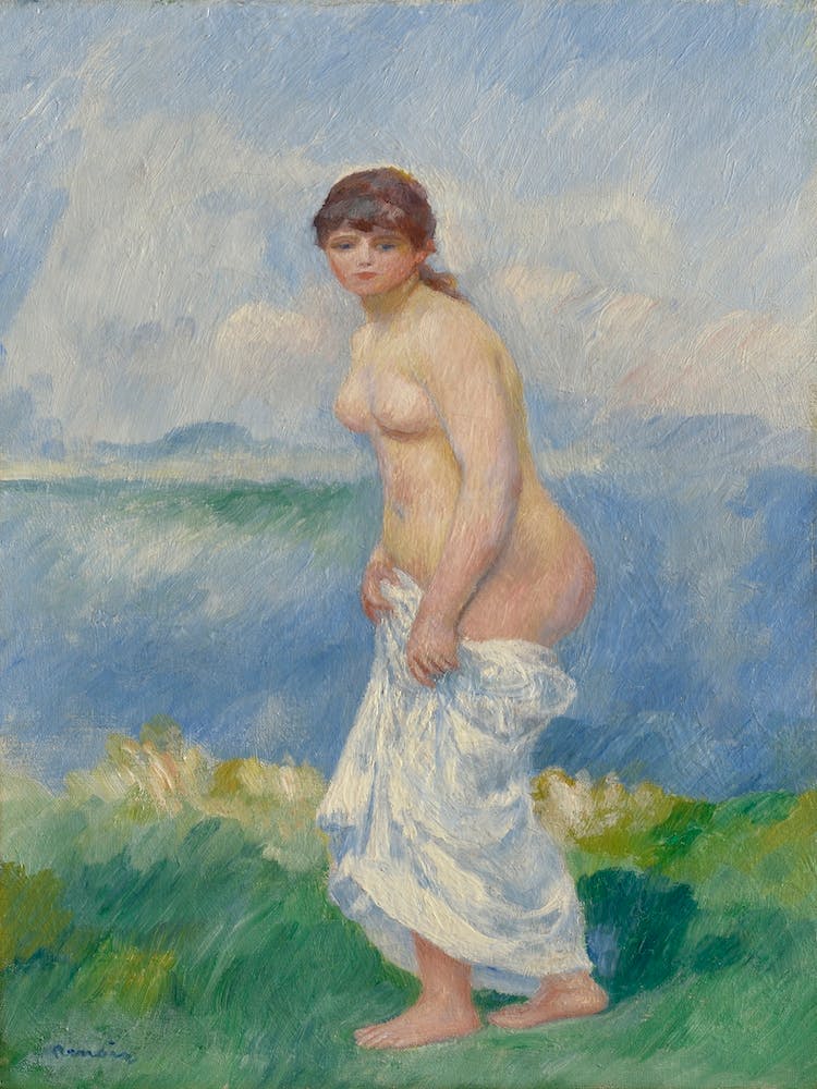 Standing Bather (c. 1885), Pierre Auguste Renoir