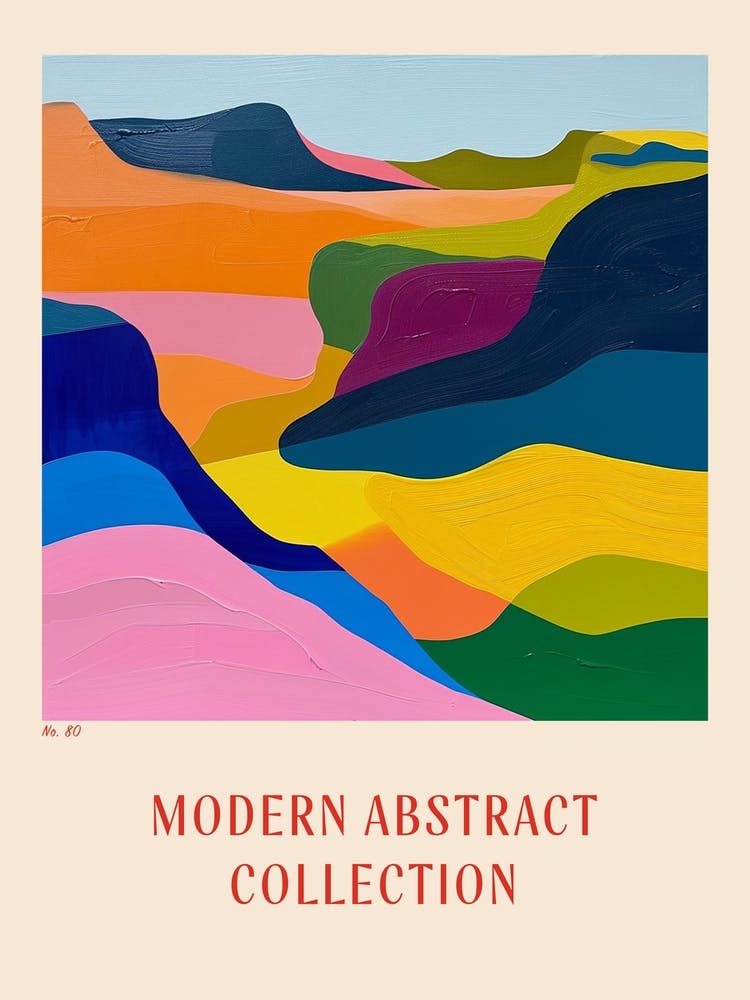 Moderne Abstrakte Kollektion Poster 80