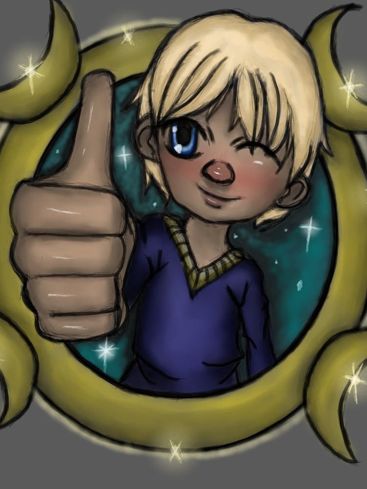 Boy Giving A Thumbs Up