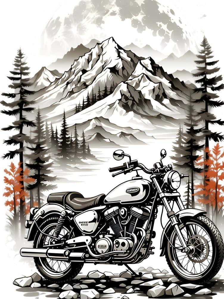 Western nature and montagne