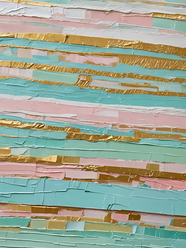 Painted Pastel Stripes no3