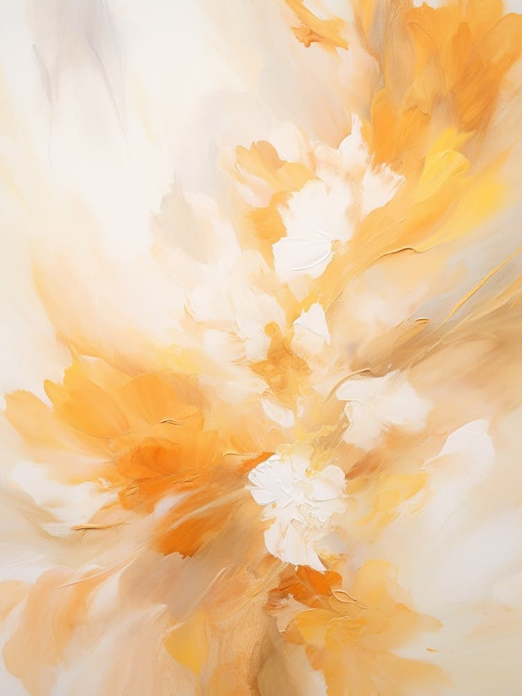 Autumn Gold Abstract Painting 3