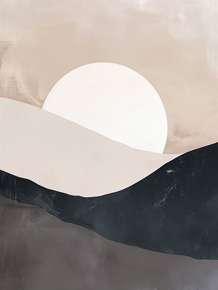 Calm Beneath The Waves Minimalist Style