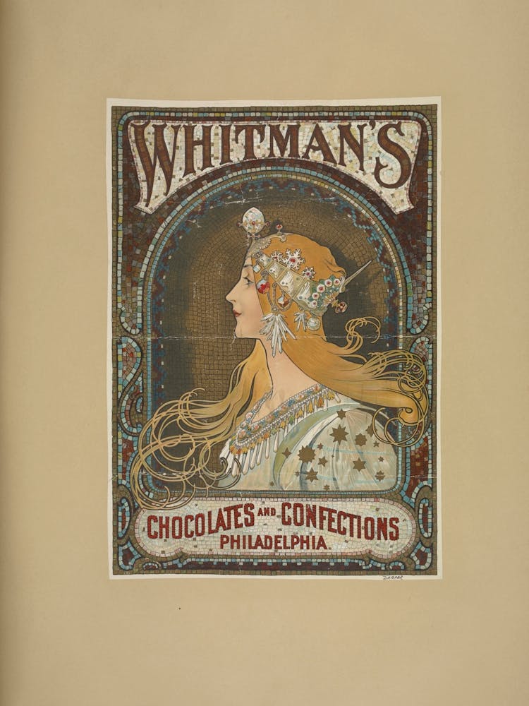 Whitman S Chocolates And Confections, Philadelphia, Alphonse Mucha