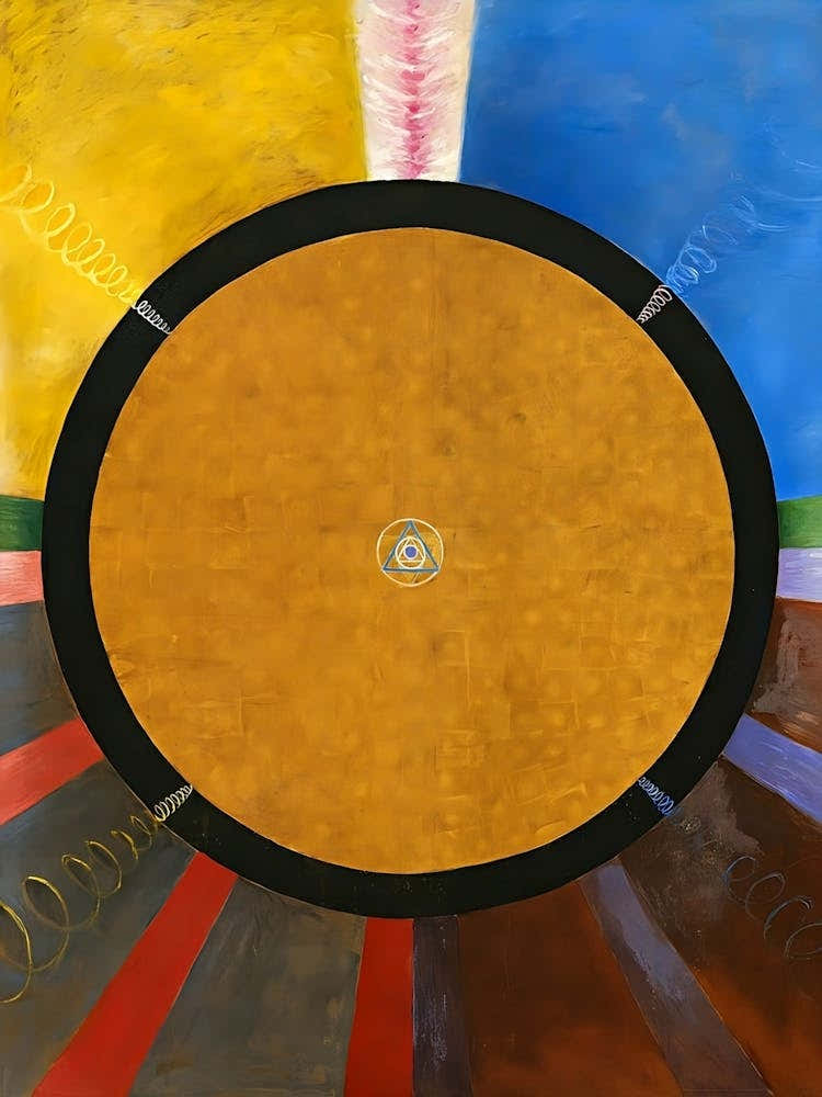 Hilma Af Klint - Altarpiece No. 3 Group X 1915 High Resolution