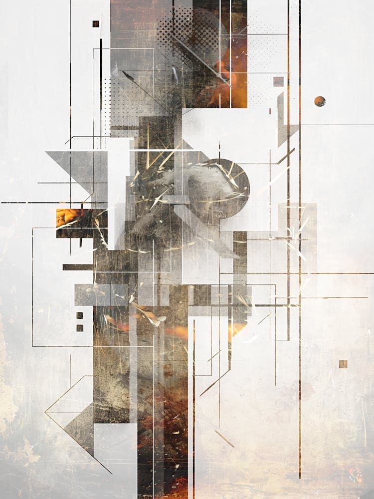 Poster Geometrical Abstraction Illustration Art 07
