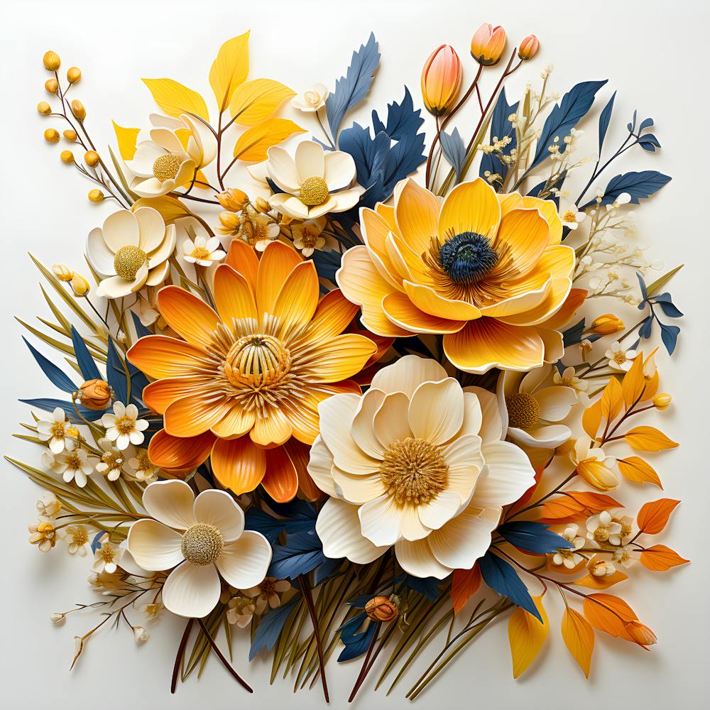 Tranquility In Bloom Captivating Floral Harmony