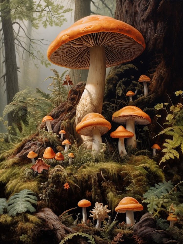 Forest Mushrooms 3