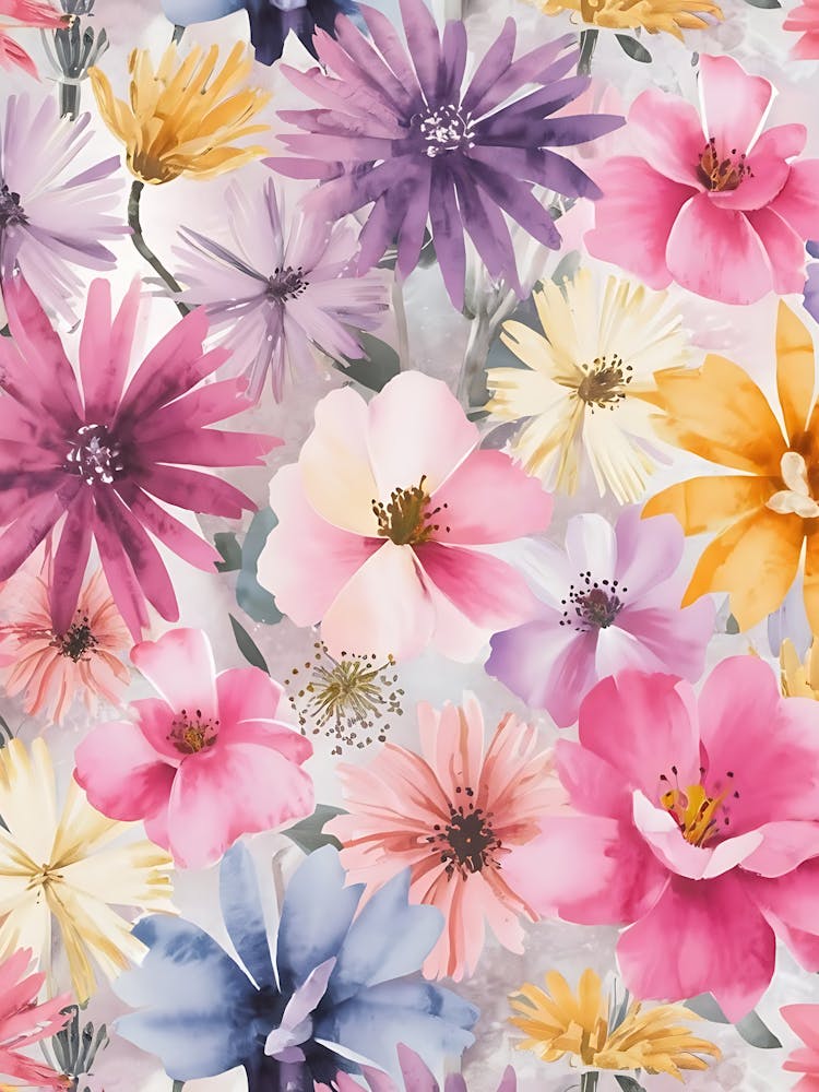 Watercolor Flowers 5