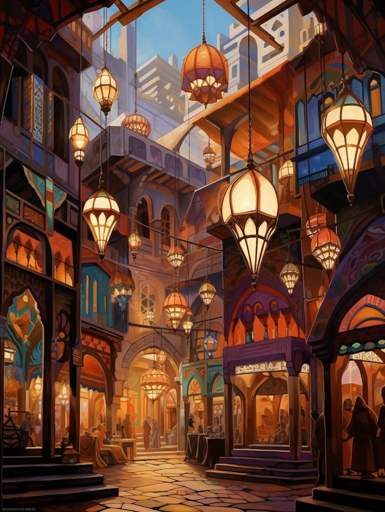 Grand Bazaar Kapal Pixel Art 5
