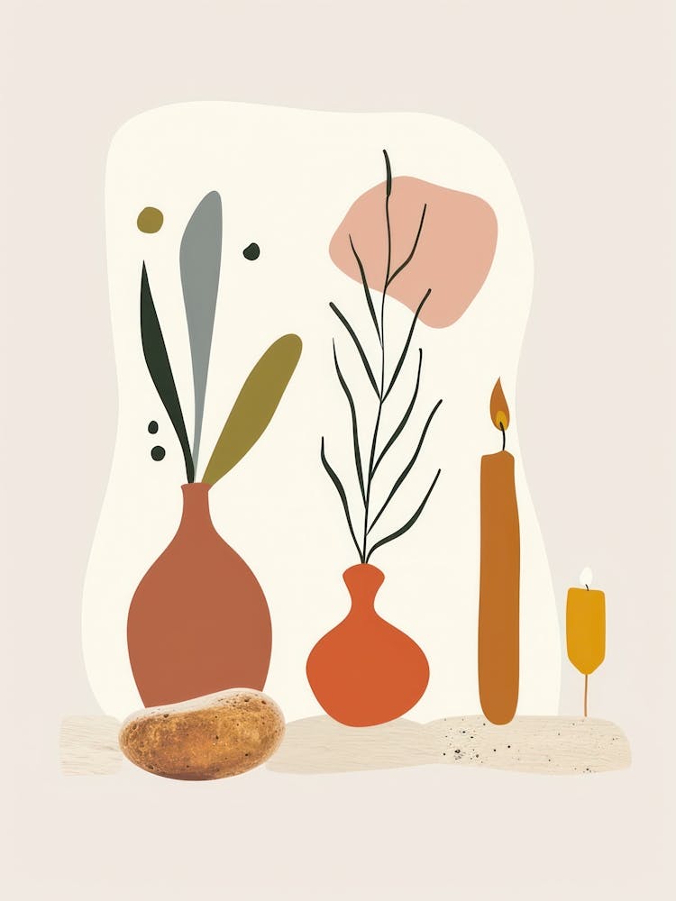 Abstract Objects Flat Illustration 16