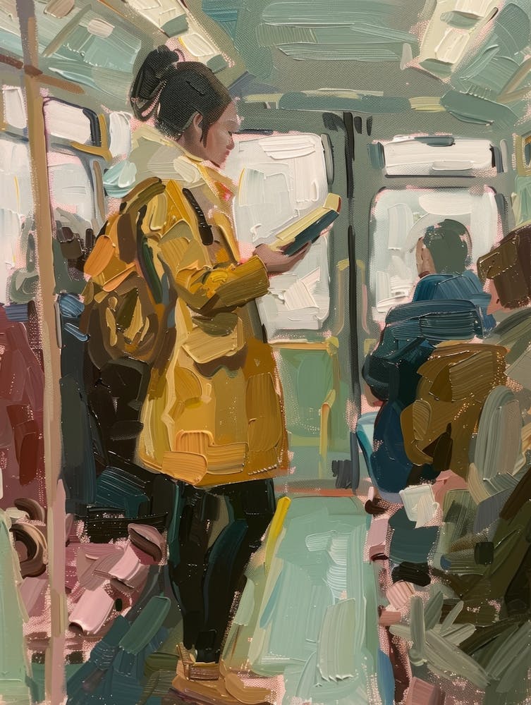 Woman On A Train 1