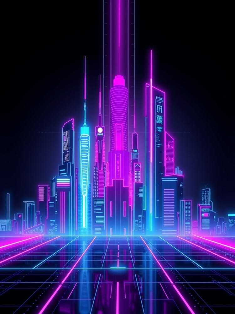 Flux Schnell Design An Ultramodern Futuristic Wall Art Piece T 1
