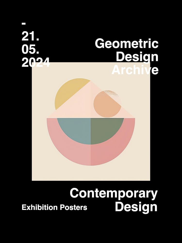 Geometric Design Archive Poster 14