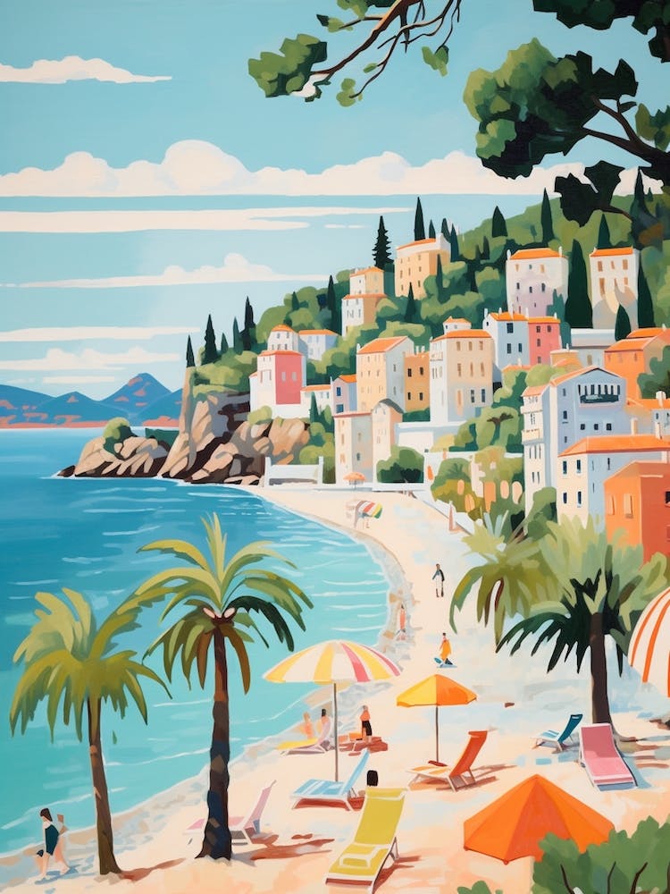 Budva Montenegro 1 Illustration