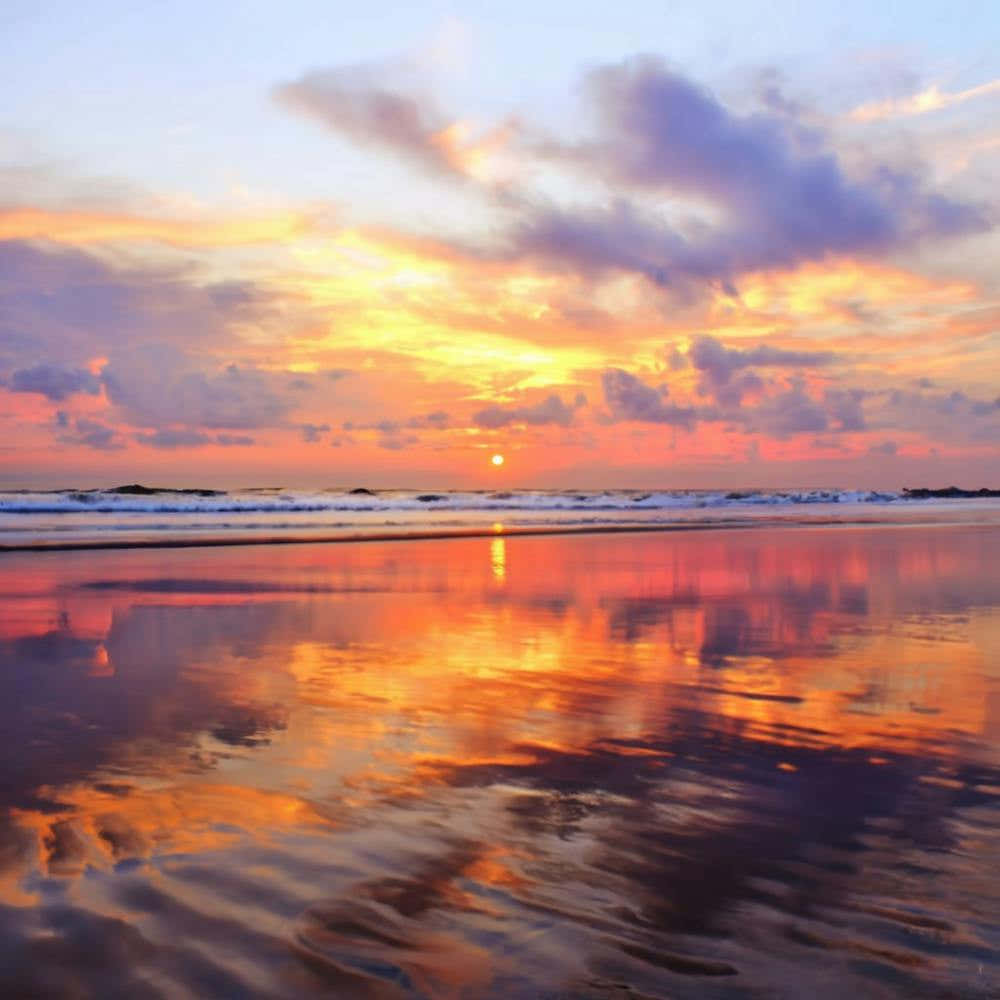 Sunset On The Beach 1