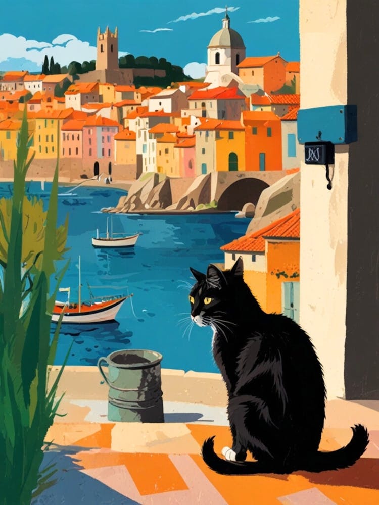 Cat On The Balcony 1