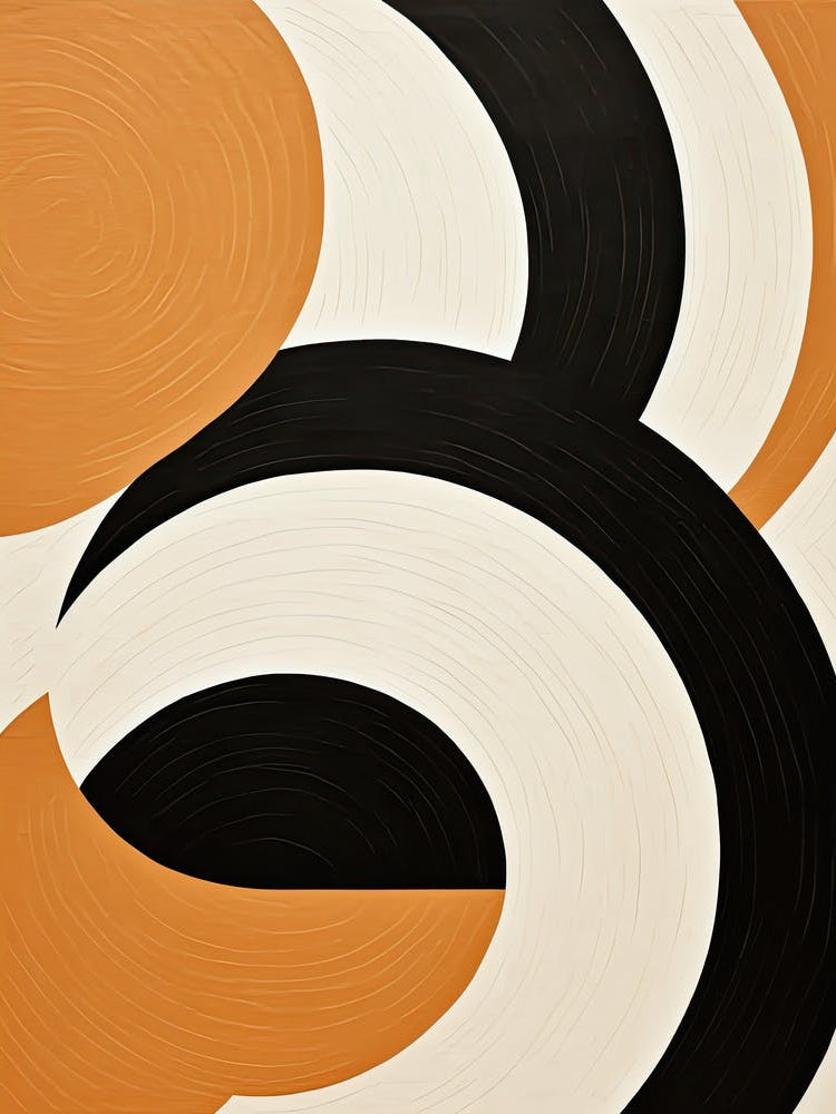 Boho Art; Desert Shapes