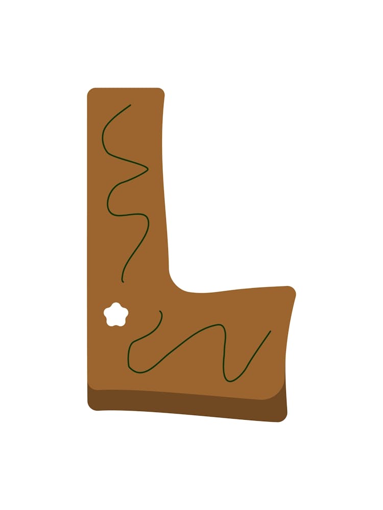 Lebkuchen Dekorative Buchstaben Wohnzimmer Feiertags-Display 12