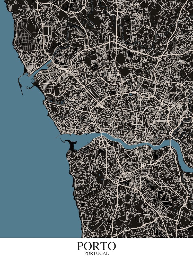 Porto Schwarz Blau