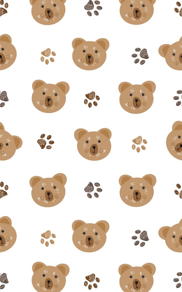 Paw Print Bear