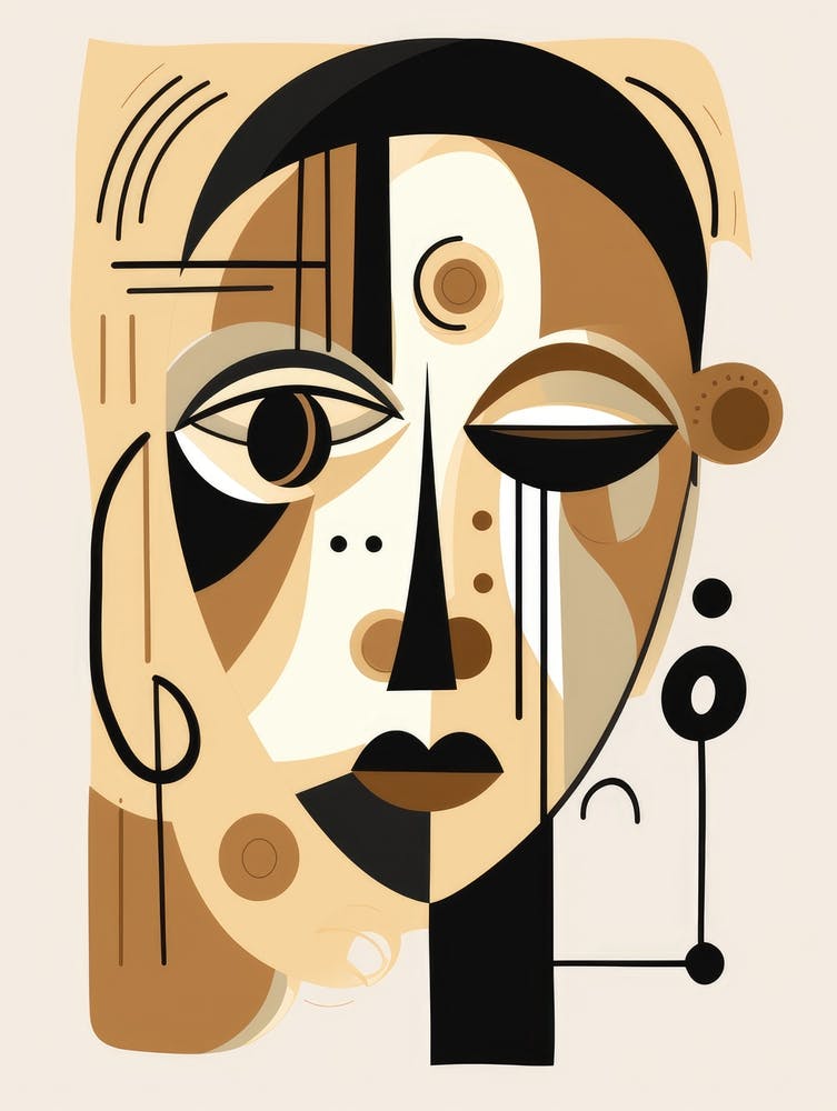 Abstract Woman'S Face 2