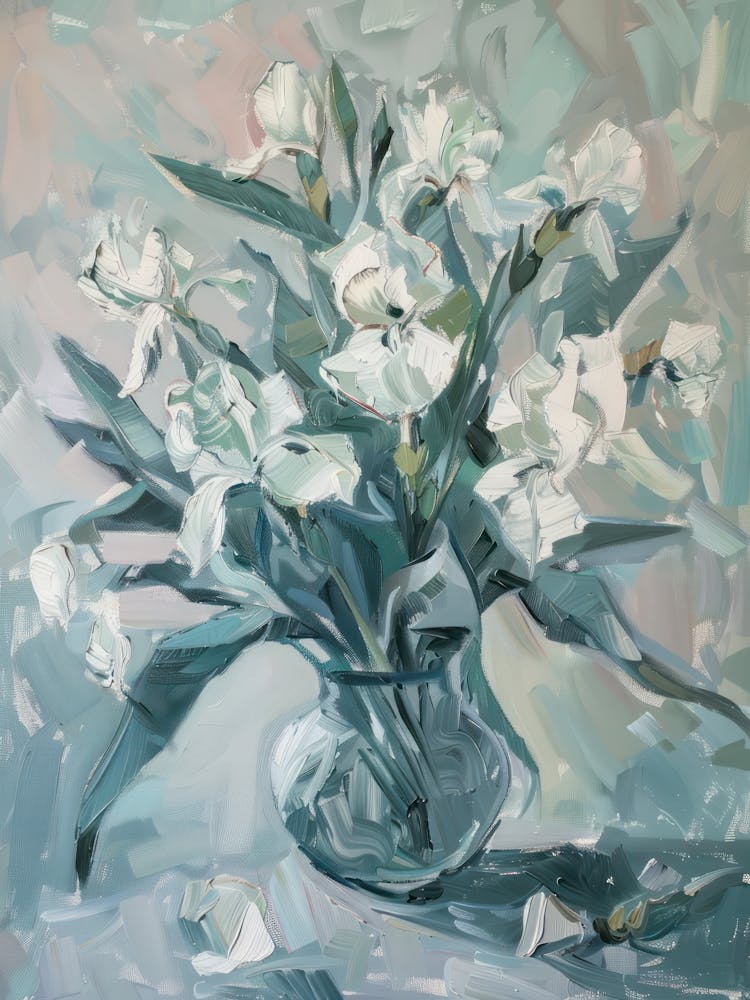 A World Of Flowers Iris 2 Painting