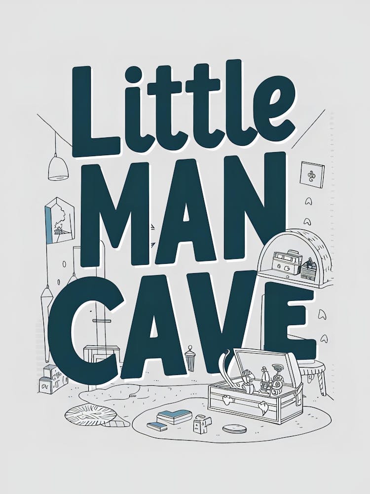 Little Man Cave - Childrens room