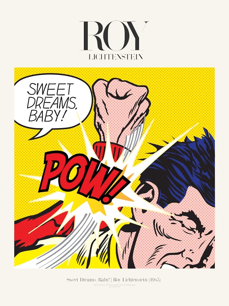 Sweet Dreams, Baby! Poster|Roy Lichtenstein 1965